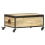 Mesa de centro de madera maciza de mango 70x50x33 cm | Foro24.es | Tu tienda online para hogar, jardín y más Foro24.es