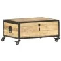 Mesa de centro de madera maciza de mango 70x50x33 cm | Foro24.es | Tu tienda online para hogar, jardín y más Foro24.es