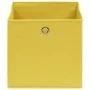 Cajas de almacenaje 4 uds tela no tejida amarillo 28x28x28 cm von , Aufbewahrungskörbe - Ref: Foro24-325223, Preis: 20,16 €, ...