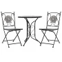 Set mesa y sillas bistró mosaico 3 pzas baldosa cerámica gris by , Garden sets - Ref: Foro24-279690, Price: 260,32 €, Discoun...