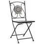 Set mesa y sillas bistró mosaico 3 pzas baldosa cerámica gris by , Garden sets - Ref: Foro24-279690, Price: 260,32 €, Discoun...