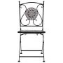 Set mesa y sillas bistró mosaico 3 pzas baldosa cerámica gris by , Garden sets - Ref: Foro24-279690, Price: 260,32 €, Discoun...