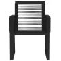 Juego de comedor de jardín 9 piezas negro de , Conjuntos de jardín - Ref: Foro24-3099154, Precio: 871,79 €, Descuento: -5%%