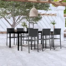 Juego de comedor para jardín 7 piezas negro von , Gartensets - Ref: Foro24-3099267, Preis: 536,05 €, Rabatt: -5%%