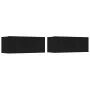 Set de muebles para TV 4 piezas madera contrachapada negro von , TV-Möbel - Ref: Foro24-3114311, Preis: 144,39 €, Rabatt: -5%%
