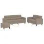 Juego de sofás con cojines 3 piezas tela microfibra gris taupe von , Sofas - Ref: Foro24-3202344, Preis: 622,25 €, Rabatt: -5%%