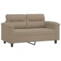 Juego de sofás con cojines 2 piezas tela microfibra gris taupe von , Sofas - Ref: Foro24-3202350, Preis: 599,41 €, Rabatt: -5%%
