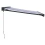 Toldo retráctil aluminio y tela azul y blanco 3x2,5 m von , Markisen - Ref: Foro24-3154546, Preis: 435,41 €, Rabatt: -5%%
