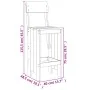Set de mesa y taburetes altos jardín 5 pzas madera maciza pino by , Garden sets - Ref: Foro24-3157799, Price: 298,41 €, Disco...