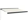 Toldo retráctil aluminio y tela color crema 3,5x2,5 m von , Markisen - Ref: Foro24-3154552, Preis: 502,65 €, Rabatt: -5%%