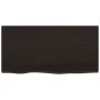 Estante de pared madera roble tratada marrón oscuro 80x40x2 cm | Foro24.es | Tu tienda online para hogar, jardín y más Foro24.es