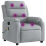 Sillón reclinable de masaje de tela gris claro von , Sessel - Ref: Foro24-373474, Preis: 219,64 €, Rabatt: -5%%
