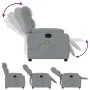 Sillón reclinable de masaje de tela gris claro von , Sessel - Ref: Foro24-373474, Preis: 219,64 €, Rabatt: -5%%