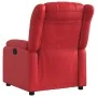 Sillón reclinable de cuero sintético rojo | Foro24.es | Tu tienda online para hogar, jardín y más Foro24.es