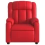 Sillón reclinable de cuero sintético rojo | Foro24.es | Tu tienda online para hogar, jardín y más Foro24.es