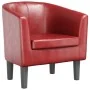 Sillón cuero sintético rojo tinto by , Armchairs - Ref: Foro24-356489, Price: 175,72 €, Discount: -5%%