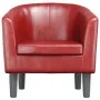 Sillón cuero sintético rojo tinto by , Armchairs - Ref: Foro24-356489, Price: 175,72 €, Discount: -5%%