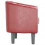 Sillón cuero sintético rojo tinto by , Armchairs - Ref: Foro24-356489, Price: 175,72 €, Discount: -5%%