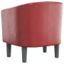 Sillón cuero sintético rojo tinto by , Armchairs - Ref: Foro24-356489, Price: 175,72 €, Discount: -5%%