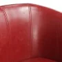 Sillón cuero sintético rojo tinto by , Armchairs - Ref: Foro24-356489, Price: 175,72 €, Discount: -5%%