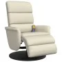 Sillón reclinable masaje con reposapiés cuero sintético crema | Foro24.es | Tu tienda online para hogar, jardín y más Foro24.es