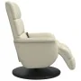 Sillón reclinable masaje con reposapiés cuero sintético crema | Foro24.es | Tu tienda online para hogar, jardín y más Foro24.es