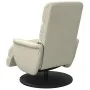 Sillón reclinable masaje con reposapiés cuero sintético crema | Foro24.es | Tu tienda online para hogar, jardín y más Foro24.es