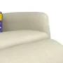 Sillón reclinable masaje con reposapiés cuero sintético crema | Foro24.es | Tu tienda online para hogar, jardín y más Foro24.es