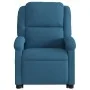 Sillón reclinable elevable de terciopelo azul by , Armchairs - Ref: Foro24-3204310, Price: 317,35 €, Discount: -5%%