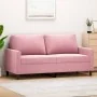 Sofá de 2 plazas terciopelo rosa 140 cm | Foro24.es | Tu tienda online para hogar, jardín y más Foro24.es