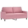 Sofá de 2 plazas terciopelo rosa 140 cm | Foro24.es | Tu tienda online para hogar, jardín y más Foro24.es