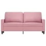 Sofá de 2 plazas terciopelo rosa 140 cm | Foro24.es | Tu tienda online para hogar, jardín y más Foro24.es