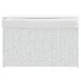 Cesto ropa sucia con tapa ratán sintético blanco 55,5x35x34 cm by , Laundry baskets - Ref: Foro24-372053, Price: 60,58 €, Dis...