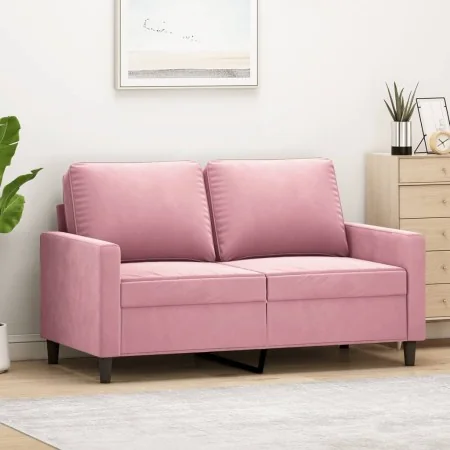 Sofá de 2 plazas terciopelo rosa 120 cm | Foro24.es | Tu tienda online para hogar, jardín y más Foro24.es