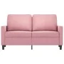 Sofá de 2 plazas terciopelo rosa 120 cm | Foro24.es | Tu tienda online para hogar, jardín y más Foro24.es