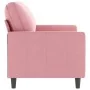 Sofá de 2 plazas terciopelo rosa 120 cm | Foro24.es | Tu tienda online para hogar, jardín y más Foro24.es