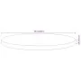 Tablero de mesa redondo madera maciza de acacia Ø50x3,8 cm by , Table tops - Ref: Foro24-370049, Price: 63,61 €, Discount: -5%%