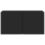 Mueble para TV de pared negro 80x30x41 cm by , TV Furniture - Ref: Foro24-836954, Price: 52,82 €, Discount: -5%%