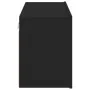 Mueble para TV de pared negro 80x30x41 cm by , TV Furniture - Ref: Foro24-836954, Price: 52,82 €, Discount: -5%%
