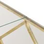 Mesa de centro dorada acero inoxidable y vidrio templado | Foro24.es | Tu tienda online para hogar, jardín y más Foro24.es