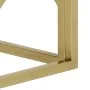 Mesa de centro de acero inoxidable dorado y madera maciza | Foro24.es | Tu tienda online para hogar, jardín y más Foro24.es