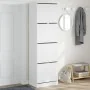 Mueble zapatero con 4 cajones abatibles blanco 60x42x204 cm von , Schuhregale und Schuhorganisatoren - Ref: Foro24-3214392, P...