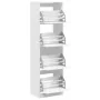 Mueble zapatero con 4 cajones abatibles blanco 60x42x204 cm von , Schuhregale und Schuhorganisatoren - Ref: Foro24-3214392, P...