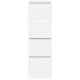 Mueble zapatero con 4 cajones abatibles blanco 60x42x204 cm von , Schuhregale und Schuhorganisatoren - Ref: Foro24-3214392, P...
