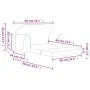 Sofá cama para niños de 2 plazas felpa suave rosa by , Baby and Toddler Furniture - Ref: Foro24-357027, Price: 70,77 €, Disco...