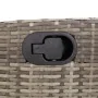 Set comedor jardín 9 pzas y cojines ratán sintético gris by , Garden sets - Ref: Foro24-3213232, Price: 1,00 €, Discount: -5%%
