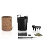 LECHUZA Jardinera TRENDCOVER 23 Cork TODO EN UNO natural oscuro | Foro24.es | Tu tienda online para hogar, jardín y más Foro24.es