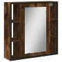 Armario con espejo baño madera roble ahumado 60x16x60 cm von , Badezimmerwaschtische - Ref: Foro24-842428, Preis: 79,65 €, Ra...