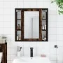 Armario con espejo baño madera roble ahumado 60x16x60 cm von , Badezimmerwaschtische - Ref: Foro24-842428, Preis: 79,65 €, Ra...