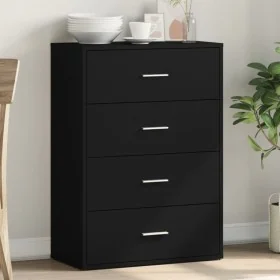 Aparador de madera de ingeniería negro 60x31x84 cm von , Sideboards - Ref: Foro24-840500, Preis: 95,89 €, Rabatt: -5%%